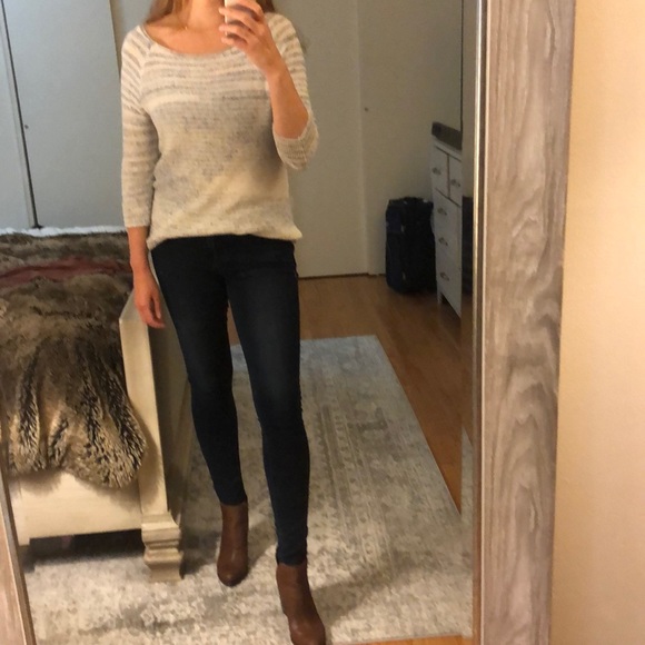 GAP slouchy blue white light sweater - Picture 1 of 3